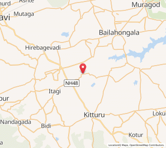 Map of Hunshikatti, Karnataka