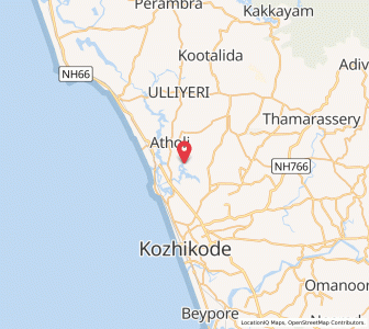 Map of Icchannur, Kerala