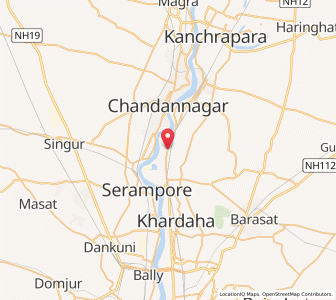 Map of Ichapur, West Bengal