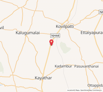 Map of Idaiseval, Tamil Nadu
