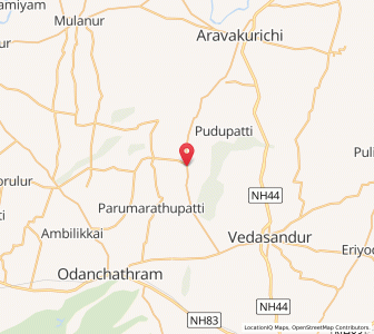 Map of Idaiyakottai, Tamil Nadu