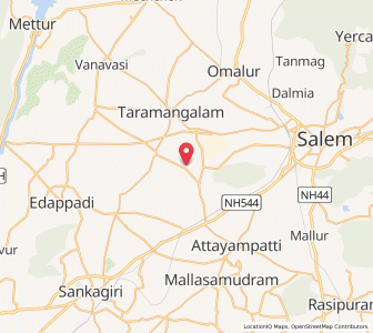 Map of Idangansalai, Tamil Nadu