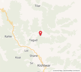 Map of Ikhale, Kashmir
