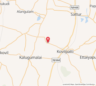 Map of Ilaiyarasanendal, Tamil Nadu
