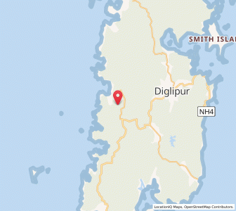 Map of Ilichar, Andaman and Nicobar Islands