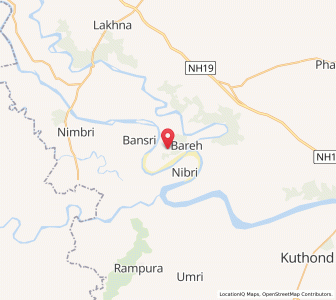 Map of Imilia, Uttar Pradesh