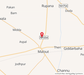 Map of Ina Khera, Punjab