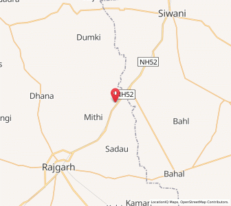 Map of Indasar, Rajasthan