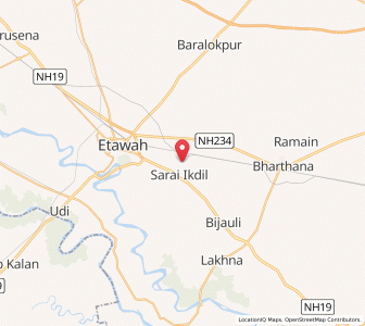 Map of Indhauwa, Uttar Pradesh