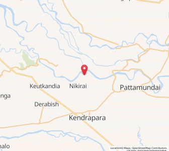 Map of Indipur, Odisha