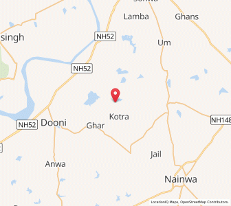Map of Indoda, Rajasthan