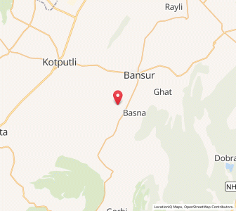 Map of Indranda, Rajasthan