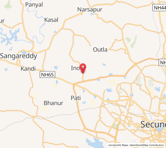 Map of Indrasham, Andhra Pradesh