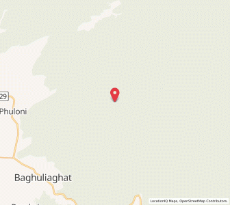 Map of Inglinggaon, Assam