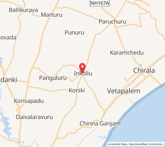 Map of Inkollu, Andhra Pradesh