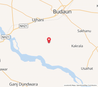 Map of Intzammuddinpur, Uttar Pradesh