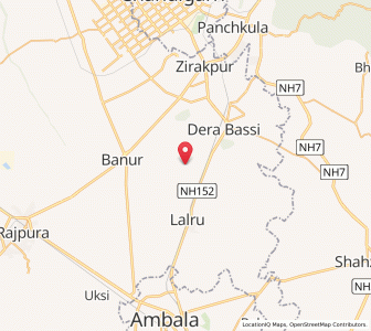 Map of Isapur, Punjab