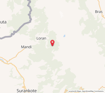 Map of Isawali, Kashmir