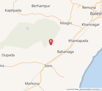 Map of Ishwarpur, Odisha
