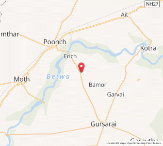 Map of Iskil, Uttar Pradesh