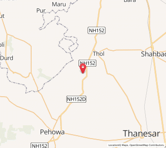 Map of Ismailabad, Haryana