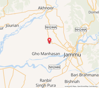 Map of Ismailpur, Kashmir