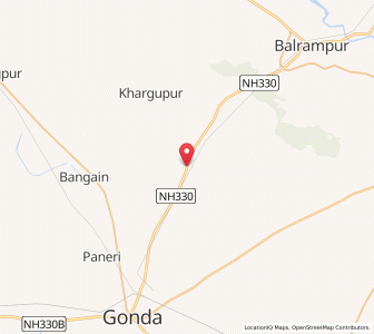 Map of Itiathok, Uttar Pradesh