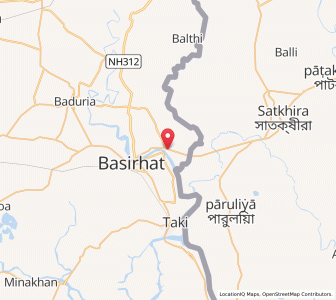 Map of Itinda, West Bengal