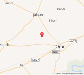 Map of Itwa Jalaun, Uttar Pradesh