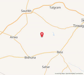 Map of Jabarpur, Uttar Pradesh