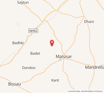 Map of Jabasar, Rajasthan