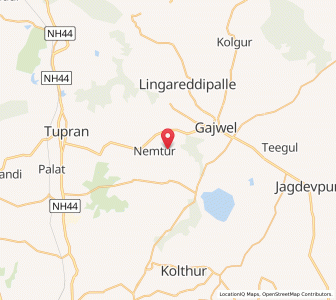 Map of Jabbapur, Andhra Pradesh