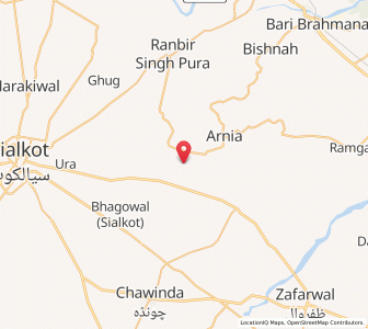 Map of Jabwal Khurd, Kashmir