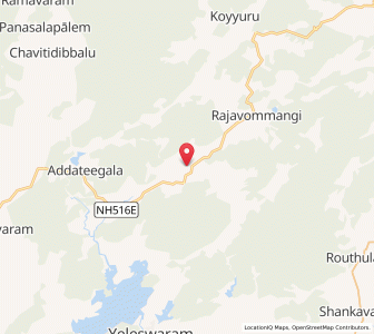 Map of Jaddangi, Andhra Pradesh