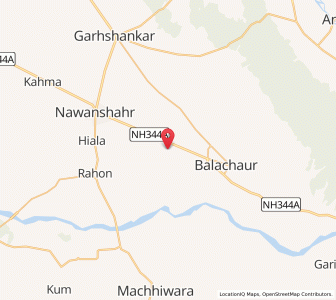 Map of Jadla, Punjab