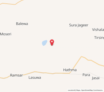 Map of Jaeru, Rajasthan