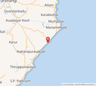 Map of Jagadapatnam, Tamil Nadu