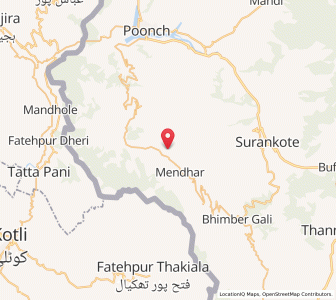 Map of Jagal, Kashmir