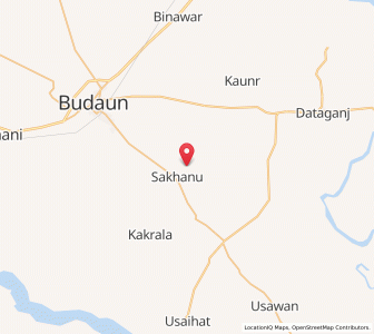 Map of Jagat, Uttar Pradesh