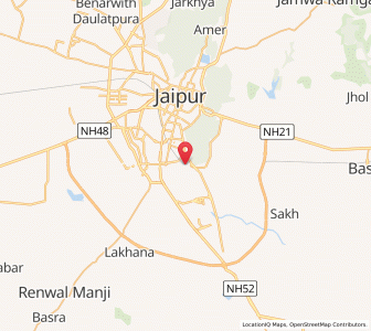 Map of Jagatpura, Rajasthan