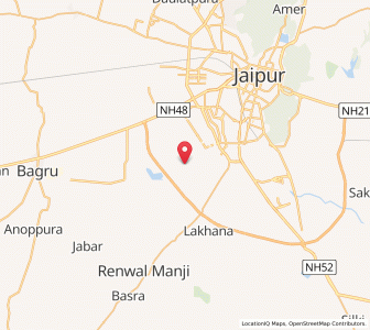 Map of Jagatsiromanipura, Rajasthan