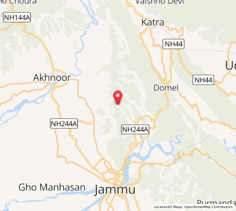 Map of Jagti, Kashmir