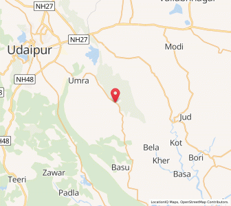Map of Jahiar Kotra, Rajasthan