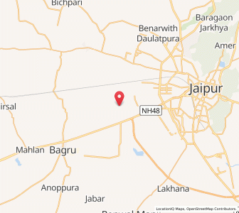 Map of Jaichandpura, Rajasthan