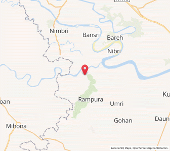 Map of Jaiga, Uttar Pradesh