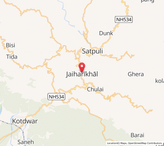 Map of Jaiharikhal, Uttarakhand