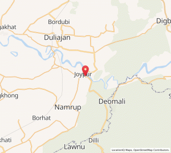 Map of Jaipur, Assam