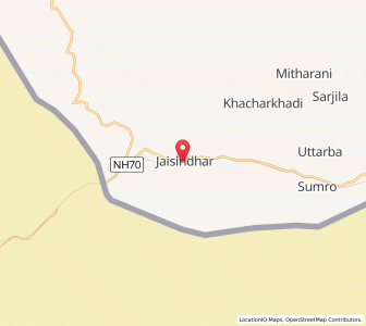 Map of Jaisindhar, Rajasthan