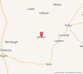 Map of Jaitpur, Rajasthan