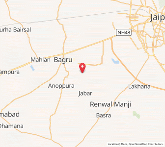Map of Jajaspura, Rajasthan